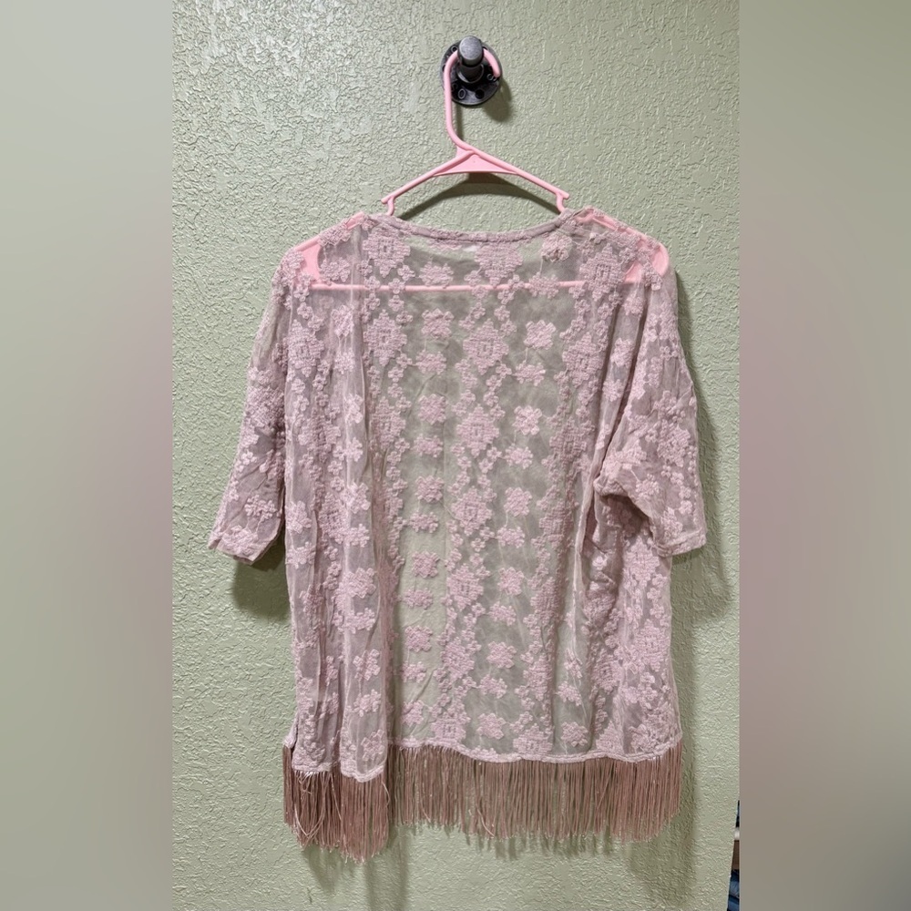 Maurices Blush Lace Kimono - Picture 4 of 4